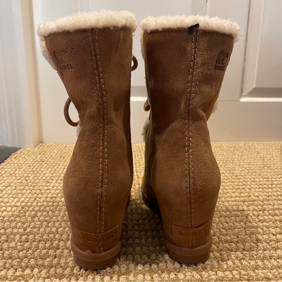 Sorel Women’s Joan of Arctic Wedge Shearling Boot 9 - Picture 11 of 13